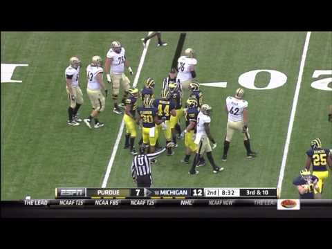 2011 Michigan football highlights v. Purdue