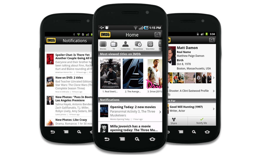 IMDb App on Android