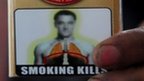 Cigarette packet at a Delhi stall, 3 January