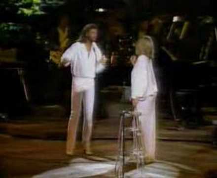 Barry Gibb com Barbra Streisand