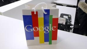 A Google shopping bag