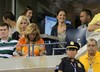 Derek Jeter and Minka Kelly watch the action on Day 6 of the 2010 US Open at the USTA Billie Jean King National Tennis Center Queens, New York September 4, 2010