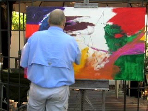 Abstract Expressionist Artist Patrick Gaughan