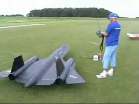 SR-71 Flying Jet Model