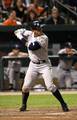 Alex Rodriguez bats in a game on April 19, 2008.