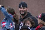 Albert Pujols During the 2011 World Series victory parade Saint Louis Oct 30,2011.