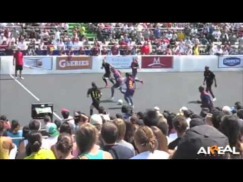 Kobe Bryant, Alex Morgan, Pep Guardiola in Celebrity Soccer Challenge, Washington DC, July 31, 2011