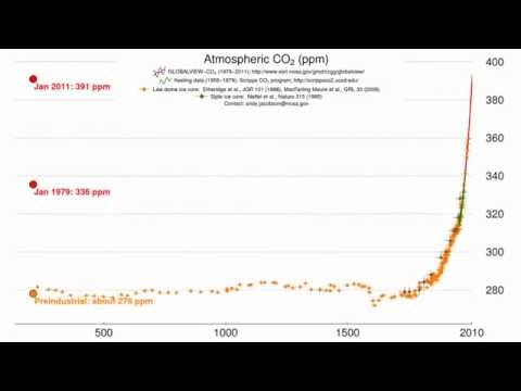 Timescale Matters: 800000 years of CO2 (NOAA)