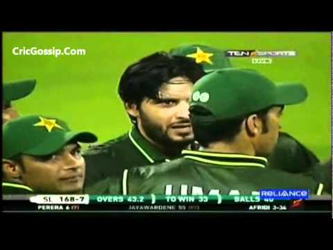 Shahid Afridi 5 Wickets Pakistan vs Sri Lanka 2011 Sharjah