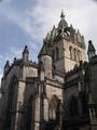 The crown steeple of St. Giles' Cathedral, Edinburgh