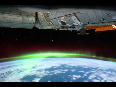 ISS Flies Above the Aurora Australis