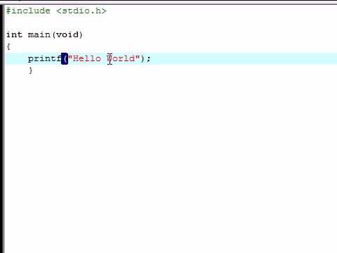 C Programming Tutorial - 1 - Hello World