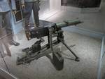 Maxim’s machine gun on display at the Military Museum of Finland