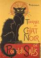 Théophile Steinlen's advertisement for the tour of the Chat Noir cabaret