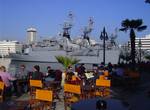 B class (Aviso) corvettes of the Turkish Navy at the port of İzmir. Immediately after the end of the Second World War and with the declaration of the Truman Doctrine, which was followed a few years later by Turkey's membership to NATO in 1952, the Turkish fleet acquired new warships and submarines from the United States