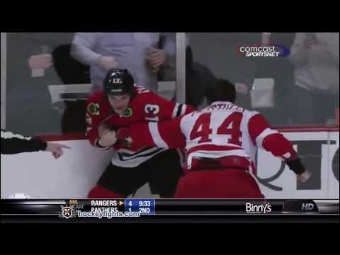 Todd Bertuzzi vs Daniel Carcillo Dec 30, 2011