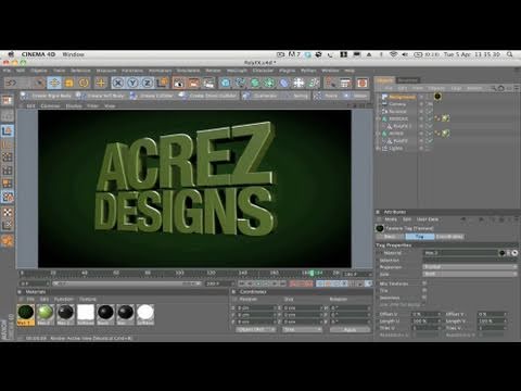 Cinema 4D r12 Sexy Intro Tutorial (PolyFX) - AcrezHD