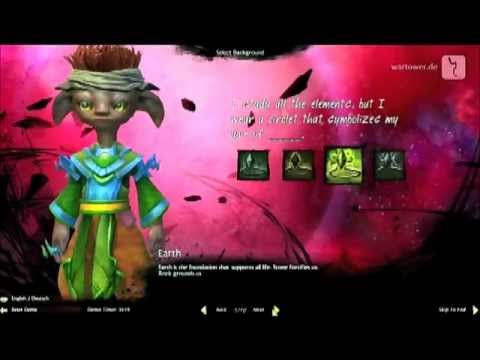 Guild Wars 2 Character Creation [Asura, Sylvari, Charr] Gamescom 2011