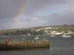 The River Fal flows through Cornwall, United Kingdom, rising on the Goss Moor (between St. Columb and St Austell) and reaching the English Channel at Falmouth. On or near the banks of the Fal are the castles of Pendennis and St Mawes as well as Trelissick Garden. The River Fal separates the Roseland peninsula from the rest of Cornwall. Like most of its kind on the south coast of Cornwall and Devon, the Fal estuary is a classic ria, or drowned river valley.