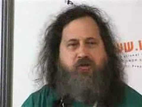 Richard Stallman, Father of the Gnu & all that is Linux pt1