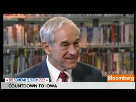 Ron Paul on Iowa Caucus, Spending Cuts, Opponents