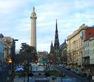 Washington Monument, in the Mt. Vernon neighborhood of Baltimore