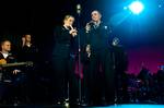 Musician 2nd Class Diane Potts and Musician 3rd Class Matthew Alello, of the U.S. Navy Band Southeast, perform a Celtic wassailing at the Navy Band Southeast Holiday Concert 2011.