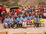 Kindergarten graduation in Santiago island, Cape Verde. Primary school education in Cape Verde is mandatory between the ages of 6 and 14 years and free for children ages 6 to 12.