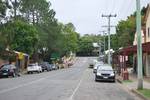 Williams St, the main street of Dayboro, looking toward the historic Crown Hotel. Dayboro is a town in the Moreton Bay Region, approximately 46 km north-northwest of Brisbane, the state capital of Queensland, Australia.