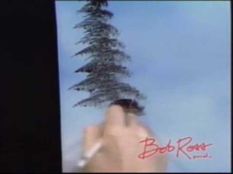 Bob Ross: Painting An Evergreen Tree