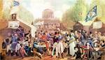 Fourth of July Celebration in Centre Square, Philadelphia, 1819, by John Lewis Krimmel