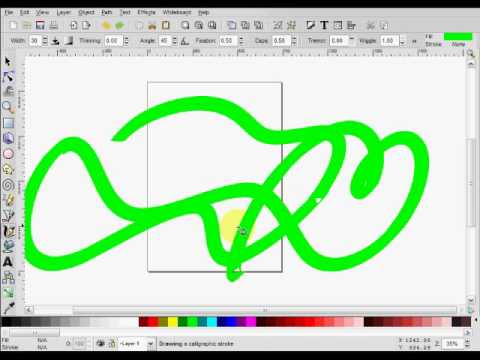 InkScape Brush Stroke Tutorial