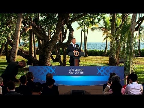 President Obama Holds a Press Conference at the APEC Summit