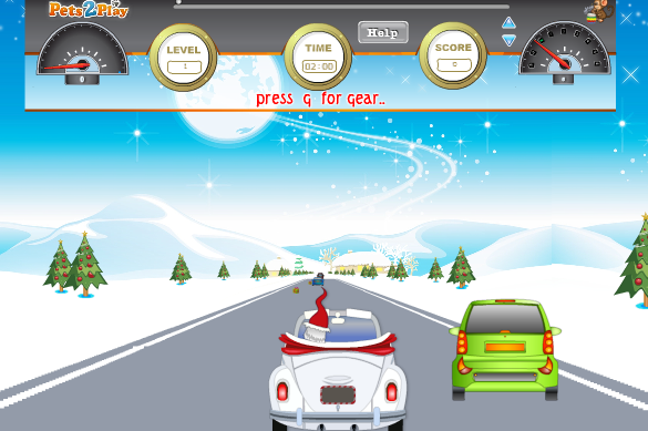 Santa Car Racer