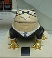 Sculpture of Larkin as a toad, Kingston upon Hull displayed during the Larkin 25 Festival in 2010