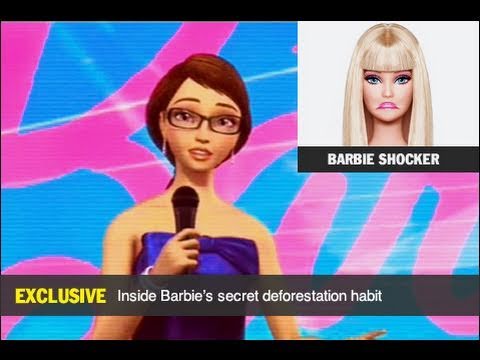 Barbie's rainforest destruction habit REVEALED!