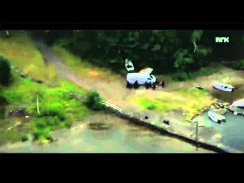 UTØYA MASSACRE - Helicopter Footage During The Shooting