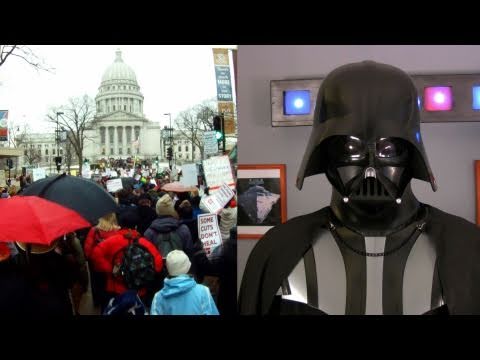 Chad Vader Reports On Protests In Wisconsin