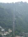 The funicular to Brunate.