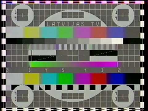 Latvia TV test card 1991 УИЭТ SECAM