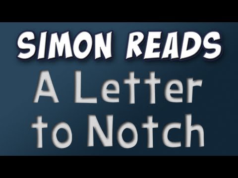 Minecraft - Simon reads an e-mail sent to Notch