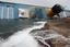 Italian rescue divers approach the Costa Concordia cruise liner, two days after it run aground off tiny Tuscan island of Giglio, Italy, Monday, Jan. 16, 2012. The captain of a cruise liner that ran aground and capsized off the Tuscan coast faced accusations from authorities and passengers that he abandoned ship before everyone was safely evacuated as rescuers found another body on the overturned vessel.