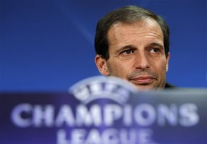 Head coach of AC Milan Massimiliano Allegri