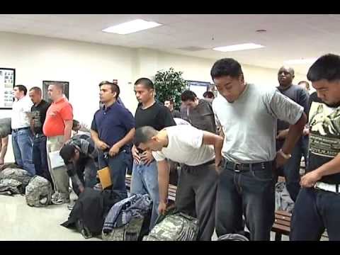 US Army Basic Training - First Day