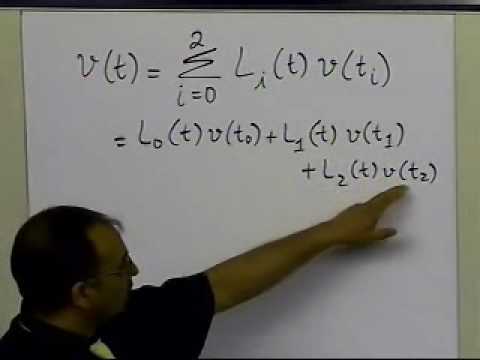 Quadratic Lagrangian Interpolation: Example: Part 1 of 2