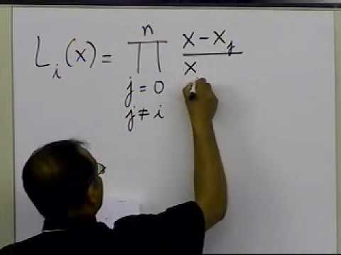 Lagrangian Interpolation - Theory