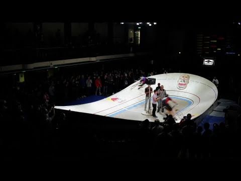 World's smallest velodrome - Red Bull Mini drome - London