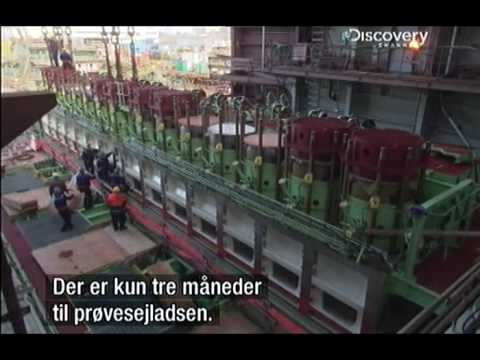 MEGA BUILDERS - Building the world's largest container ship, Eugen Maersk. (part 3 of 5)