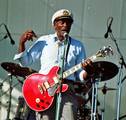 Chuck Berry performing live in 1997