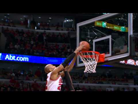 Taj Gibson Throws Down On D-Wade